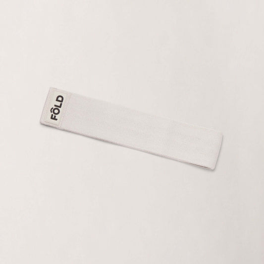 Pilates Resistance Band - Grey Medium on a light background, designed for strength training and Pilates practice.