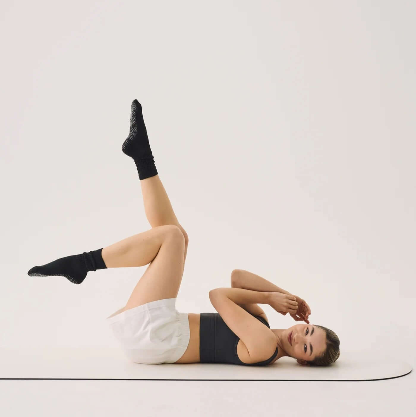 MoveActive Scrunch Pilates Socks - Charcoal