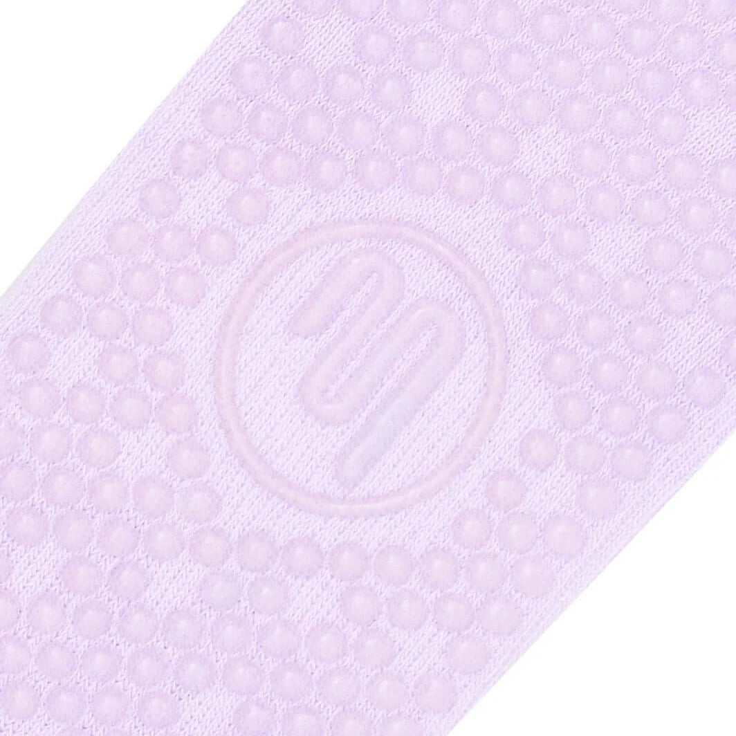 Lavender haze Pilates grip socks sole