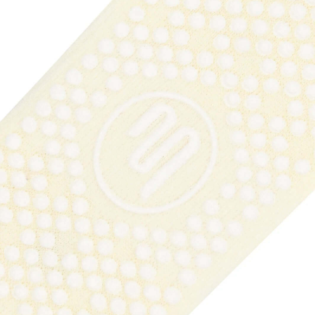 MoveActive Crew Non Slip Grip Socks - Buttercream Frill