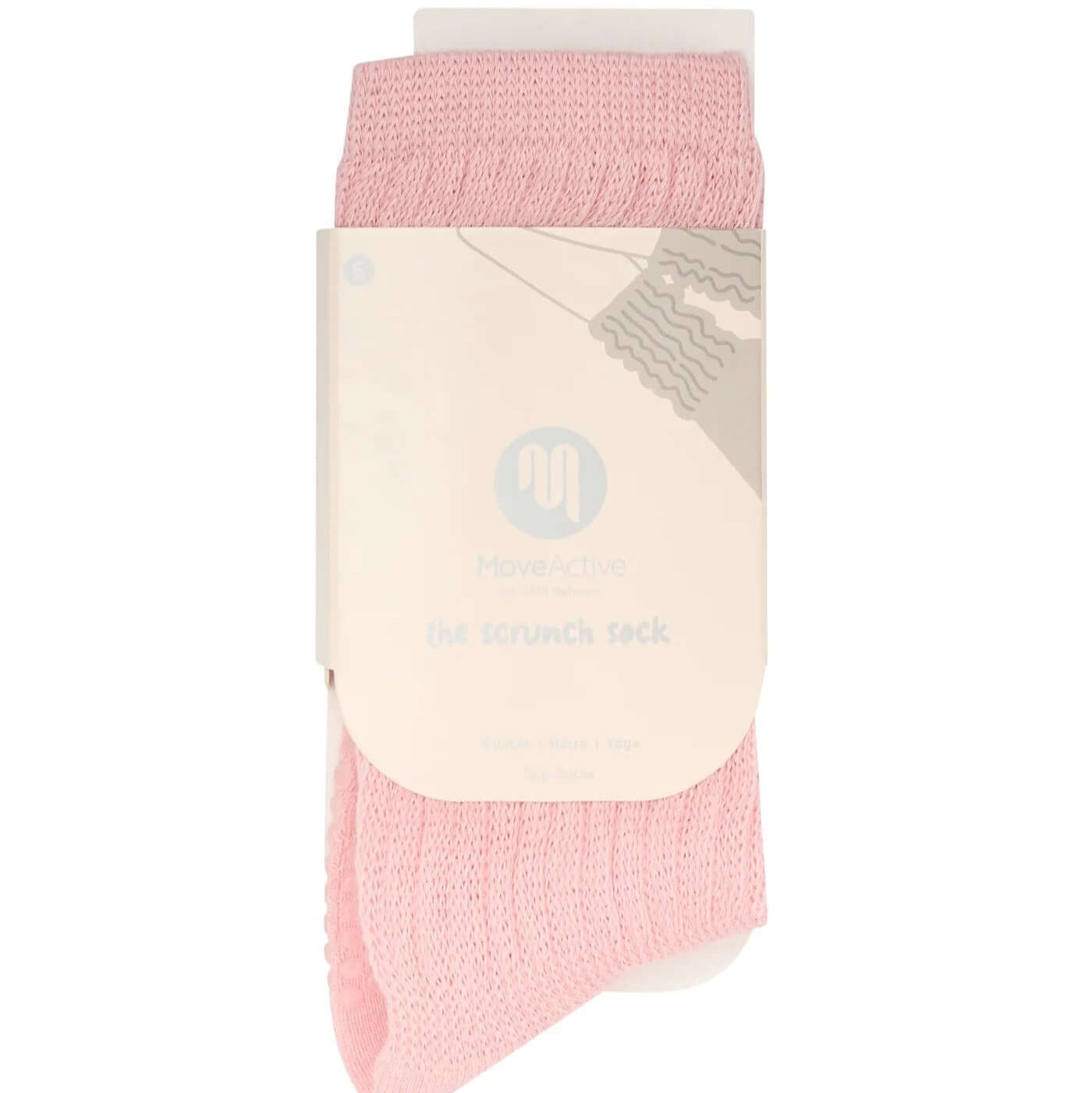 MoveActive Scrunch Grip Socks - Pink
