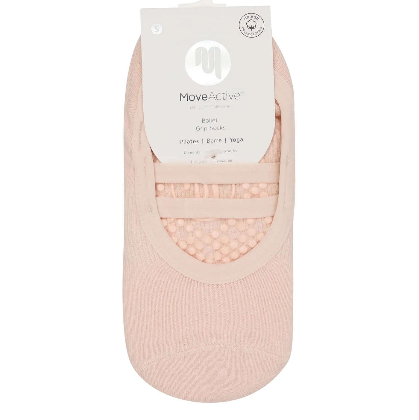MoveActive Ballet Grip Socks - Soft Pink