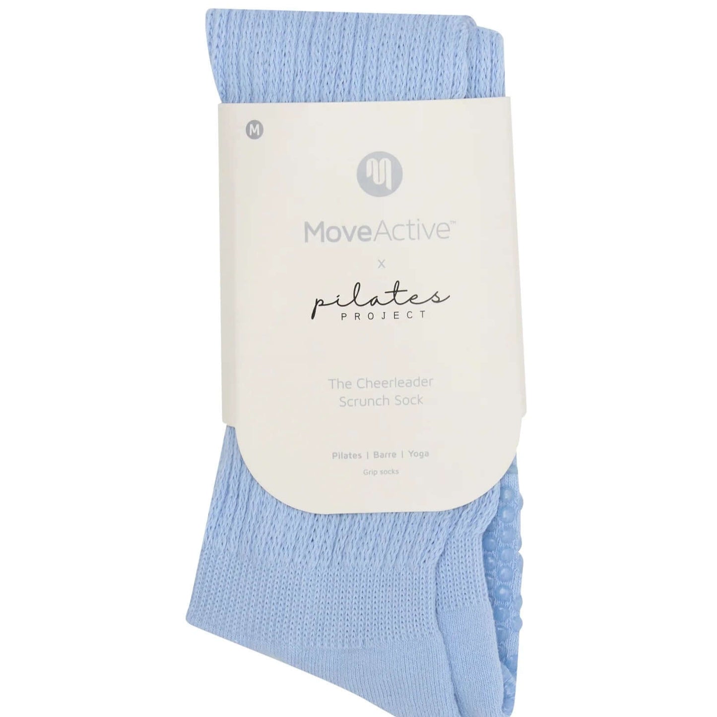 MoveActive Scrunch Pilates Socks - Skyline Blue Sporty