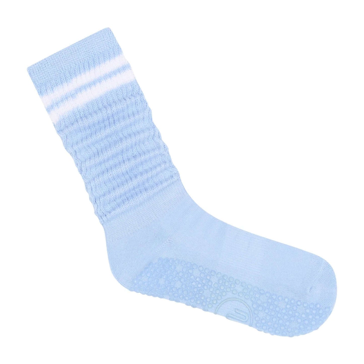 MoveActive Scrunch Pilates Socks - Skyline Blue Sporty