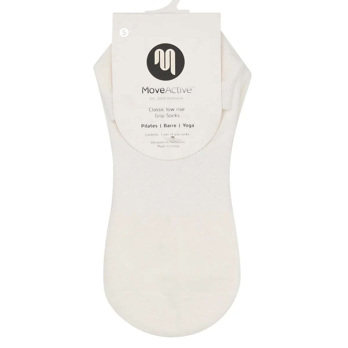 MoveActive Low Rise Grip Socks - Ivory