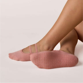 ÔWEAR Ballet Grip Socks in Rose, view 3