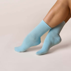 ÔWEAR Essentials Pilates Grip Socks in Baby Blue