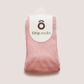ÔWEAR Essentials Pilates Grip Socks in Rose, view 5
