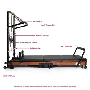 Annotated guide to the FÔLD Pilates TÔWER features