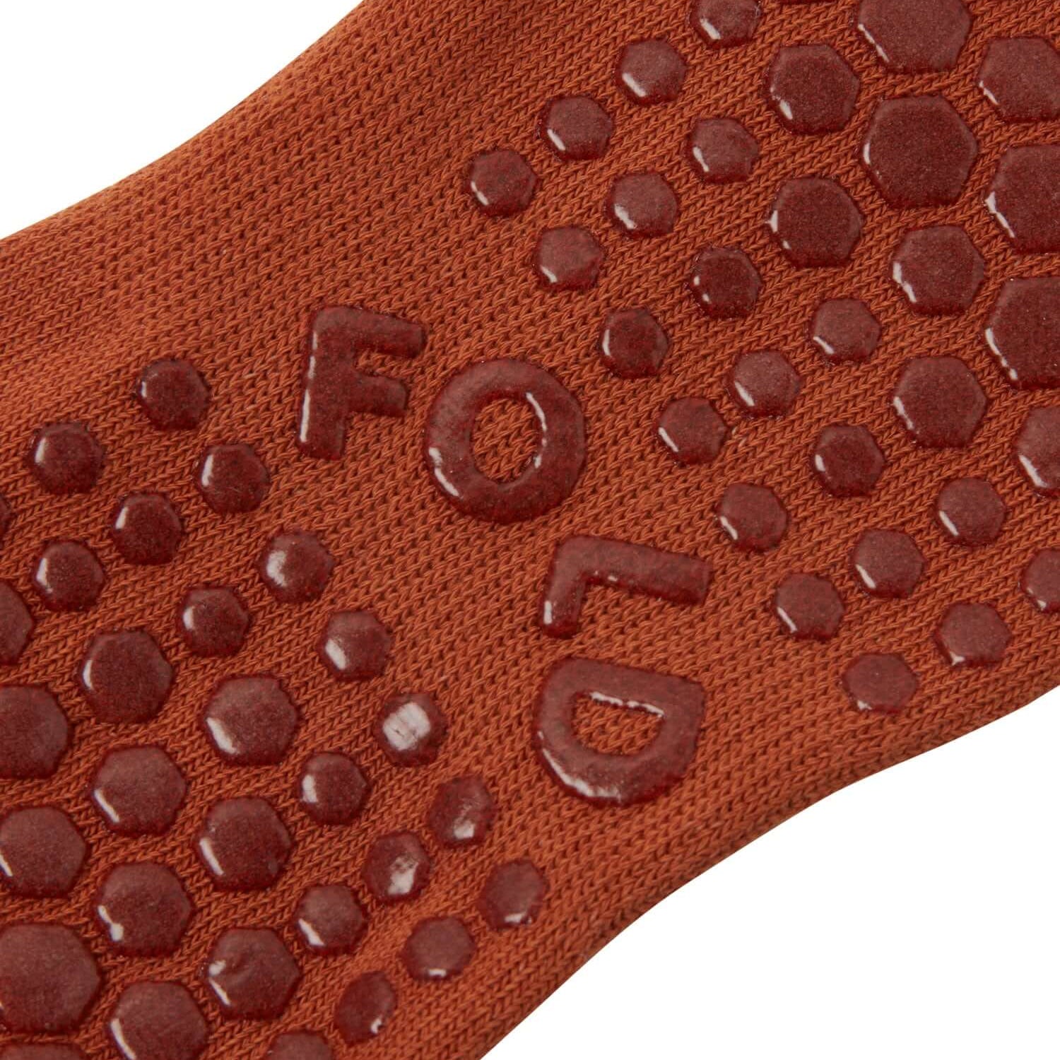 FOLD Grip Sole Caramel Socks