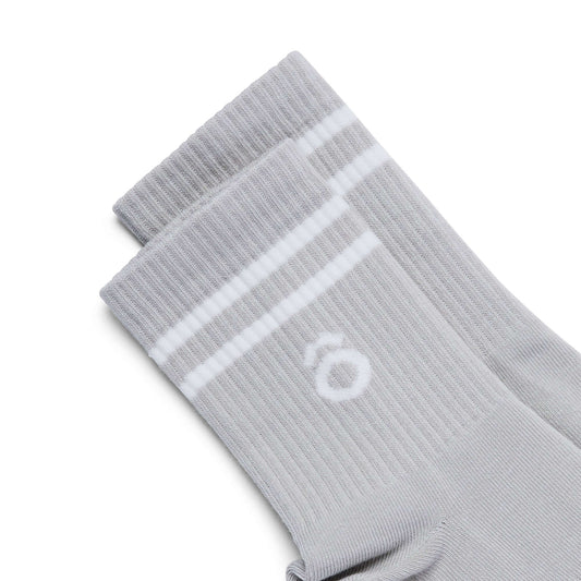 Crew Sporty Stripes Pilates Grip Socks - Timber Wolf