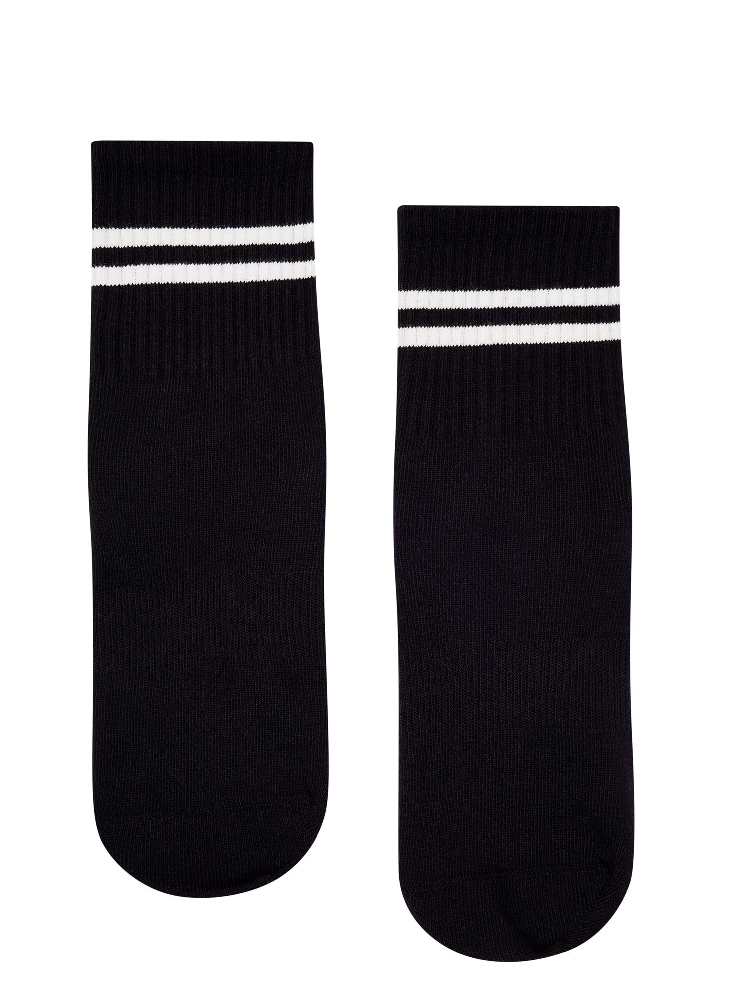 FOLD Crew Grip Socks - Sporty Stripe Midnight Noir