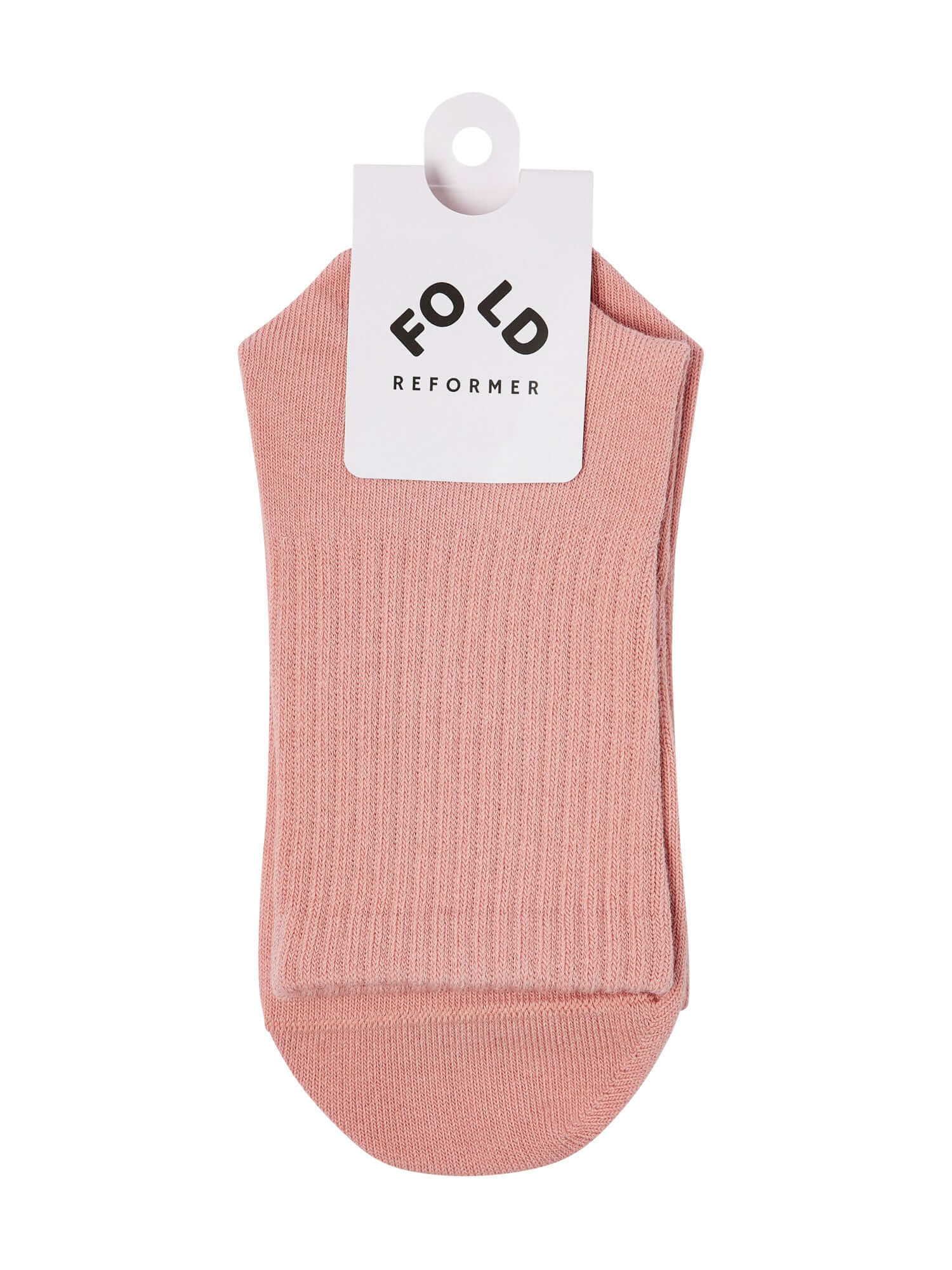 FOLD Crew Grip Socks - Rosewood Blush