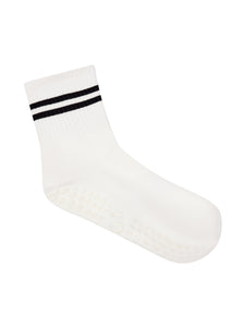 FOLD Crew Sporty Grip Socks - Snow Drift