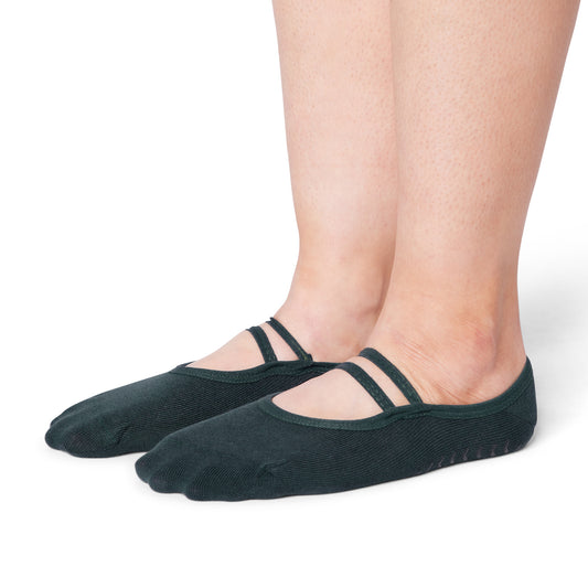 ÔWEAR Ballet Grip Socks - Forest Green