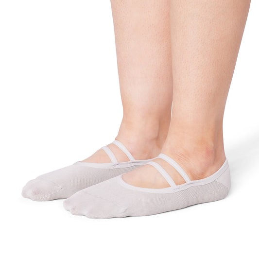 ÔWEAR Ballet Grip Socks - Timber Wolf