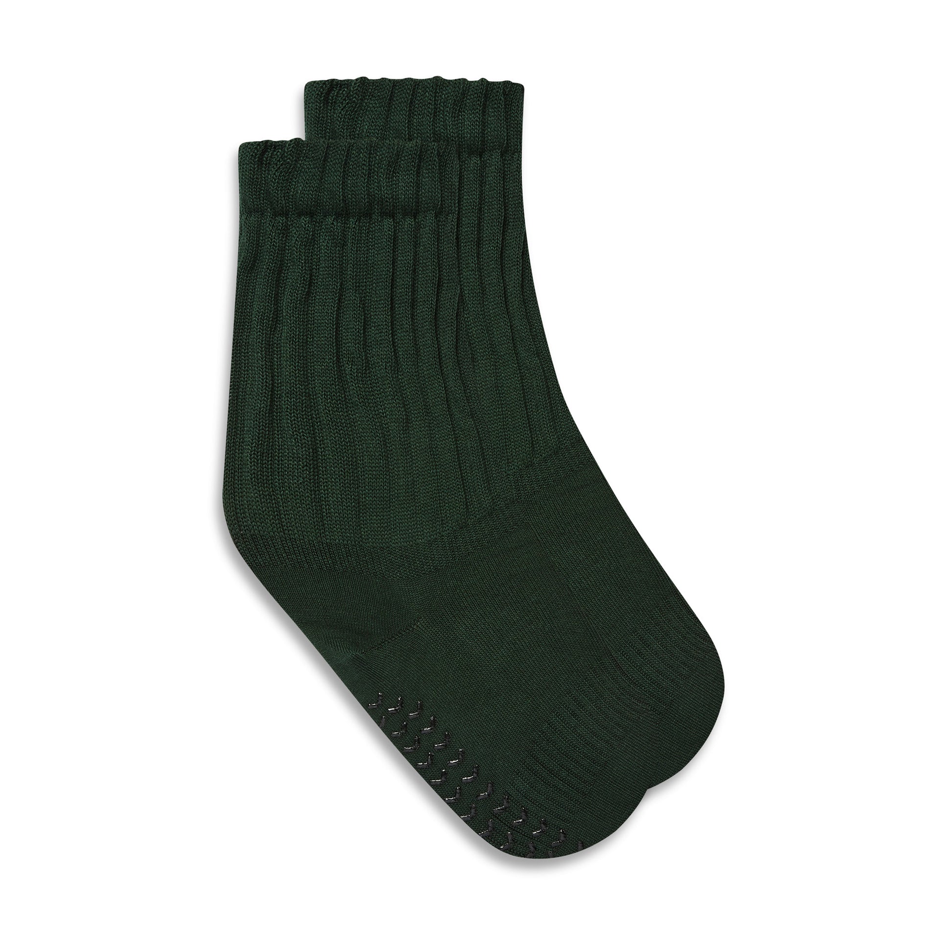 Scrunch Grip Socks Forest Green