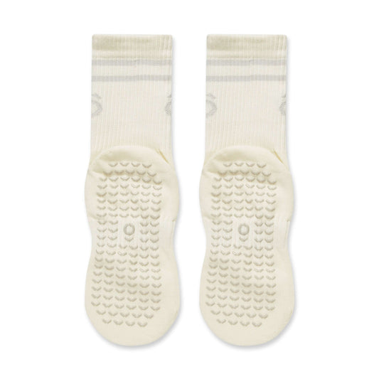 Everyday Crew Grip Socks - Timber Wolf
