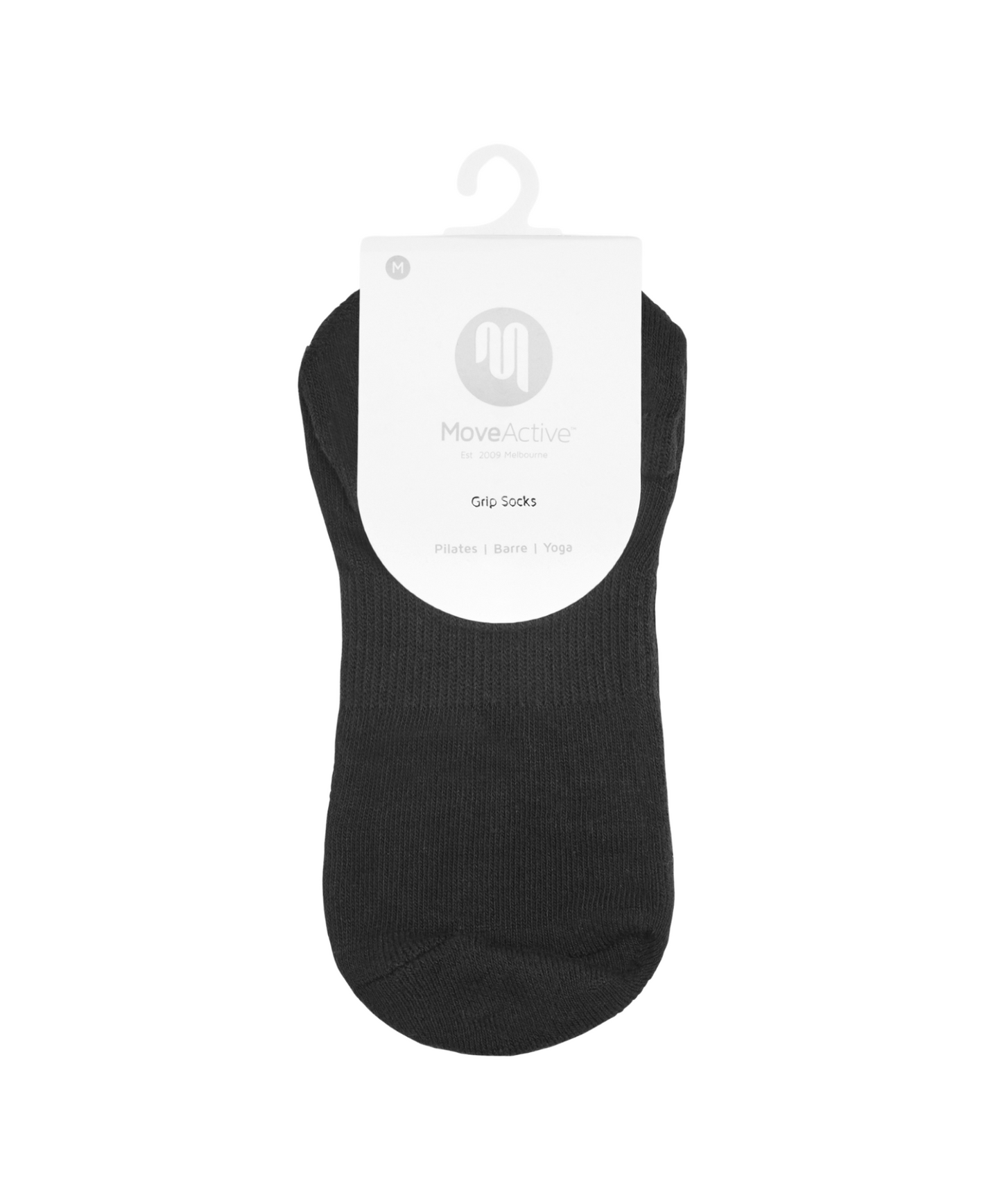 Move Active Classic Low Rise Grip Socks - Black