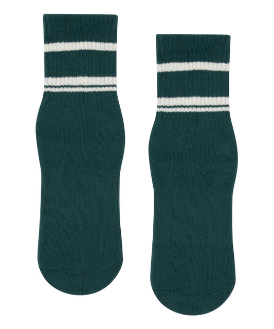 Move Active Crew Grip Socks - Forest Flow