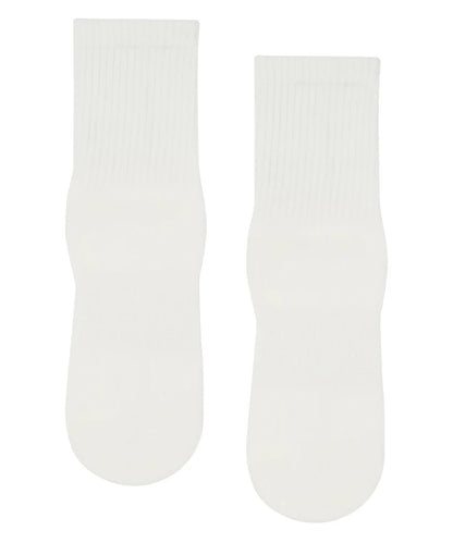 Move Active Crew Grip Socks - Ivory