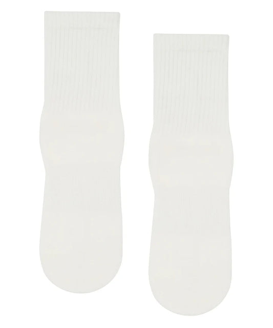 Move Active Crew Grip Socks - Ivory