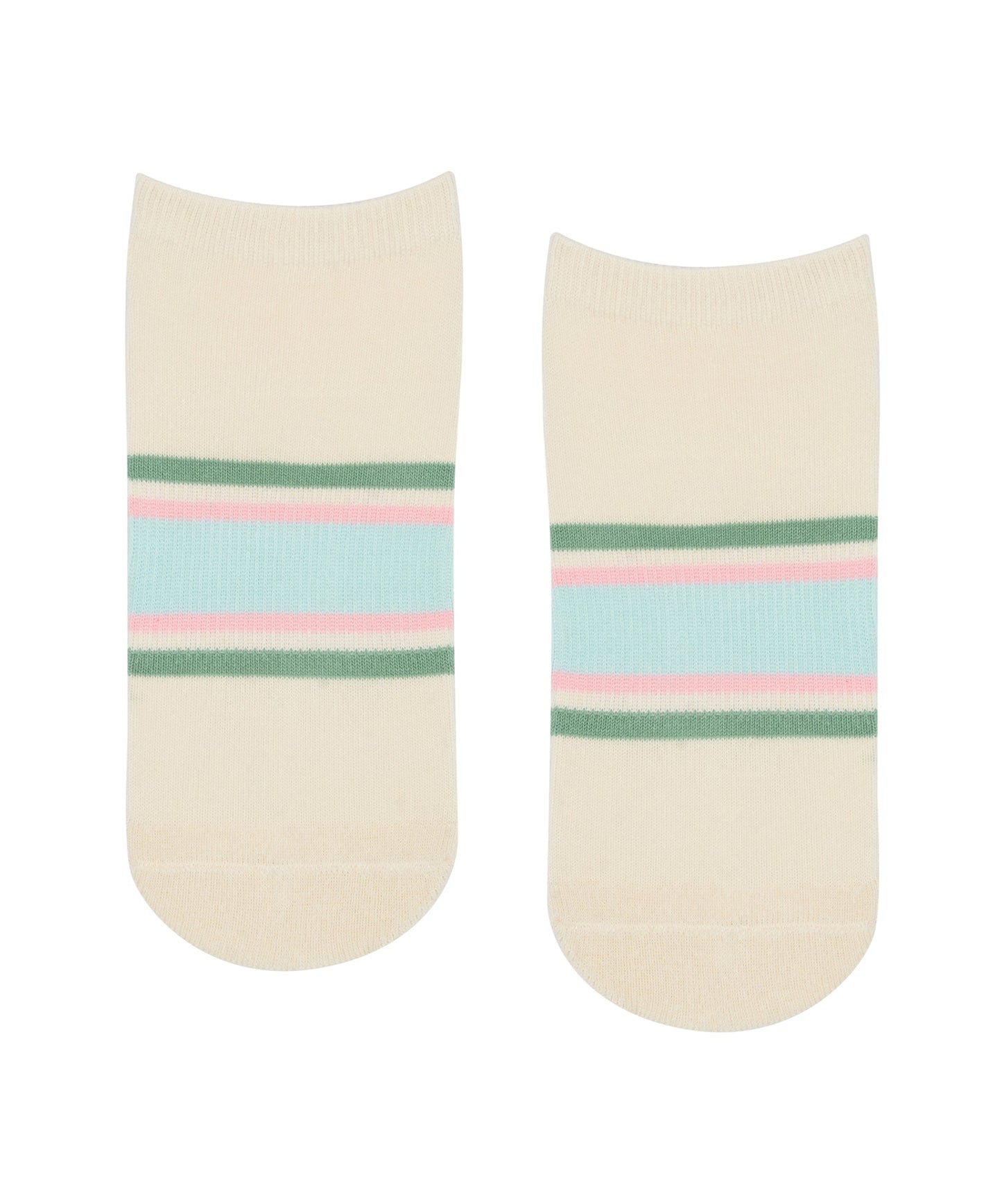 Move Active Classic Low Rise Grip Socks - Fleur