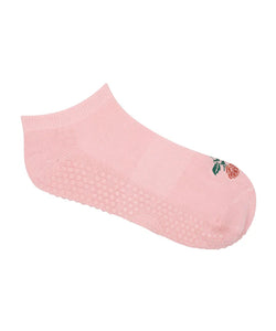 MoveActive Classic Low Rise Grip Socks - Vintage Rose