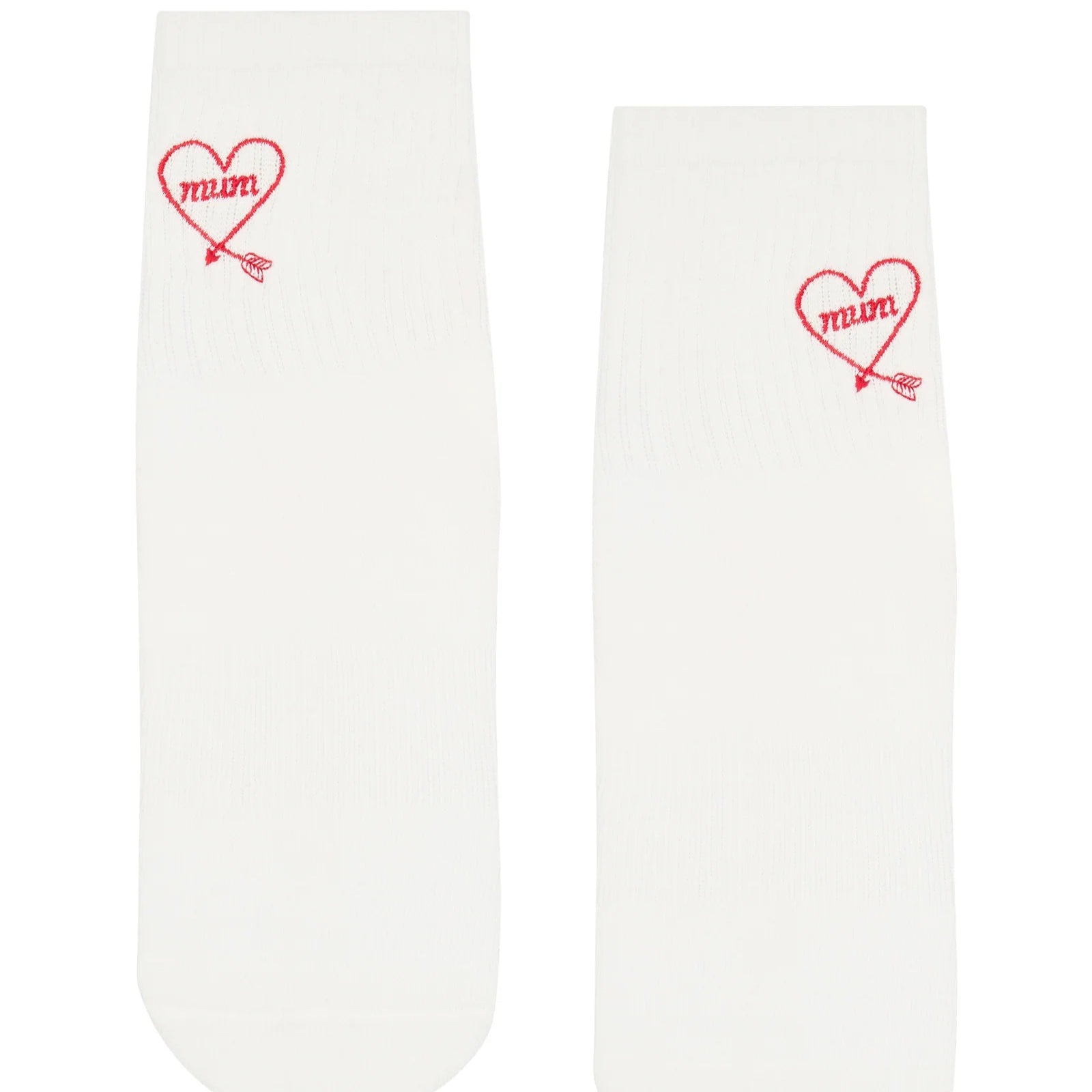 MoveActive Crew Non Slip Grip Socks - Love Note