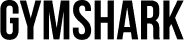 Gymshark logo in black writing on transparent background