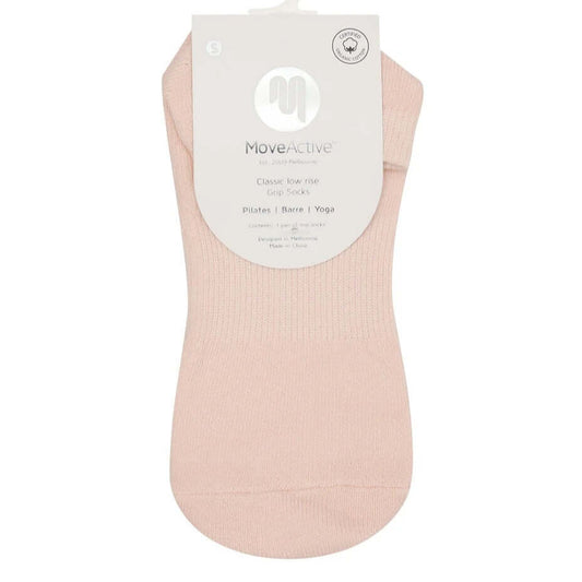 MoveActive Low Rise Grip Socken – Zartrosa