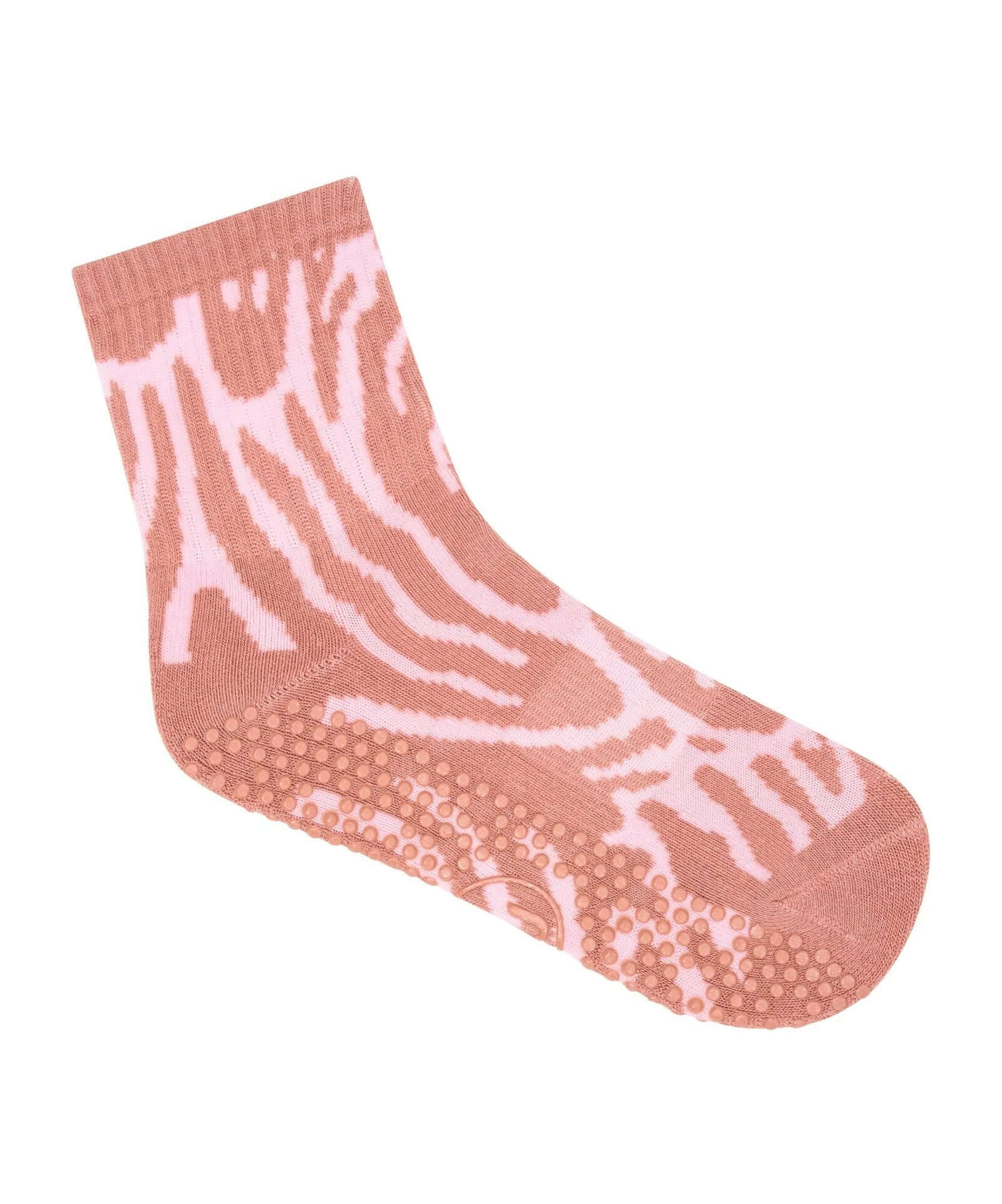 Crew Grip Socks - Grapefruit Coral