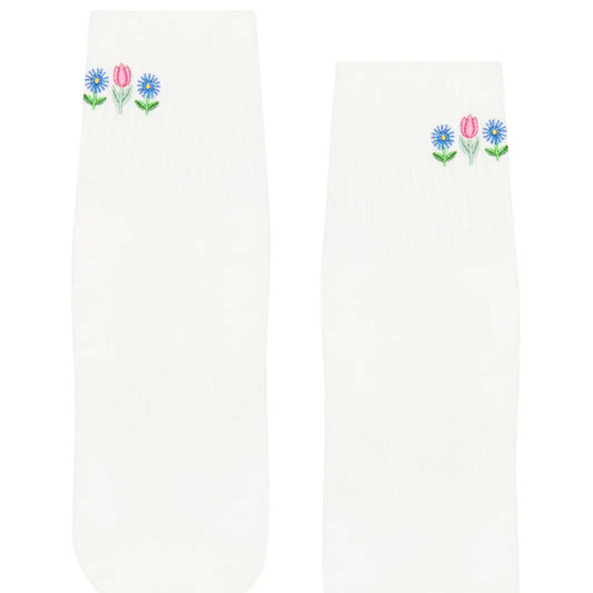 MoveActive Crew rutschfeste Grip-Socken – Meadow Bloom