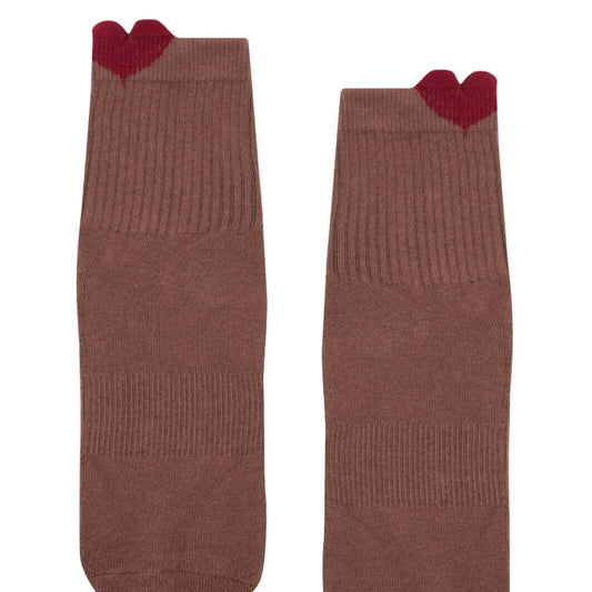 MoveActive Crew rutschfeste Grip-Socken – Heartfelt