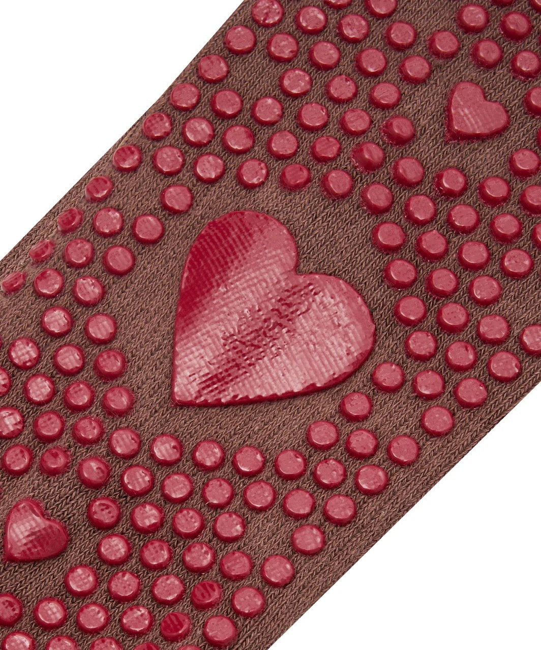 MoveActive Crew Non Slip Grip Socks - Heartfelt