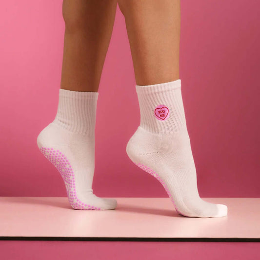 MoveActive Crew rutschfeste Grip-Socken – Hug Me