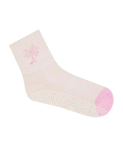 Crew Grip Socks - Pink Palms