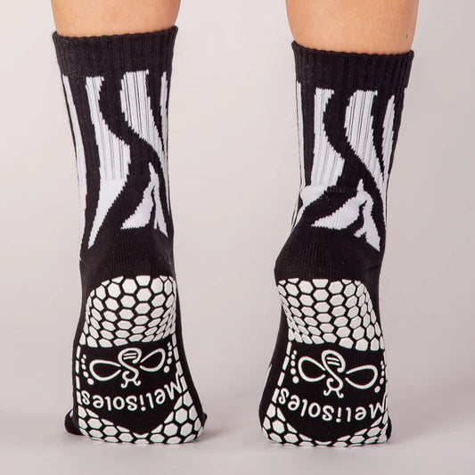 Crew Grip Socken - Zebrastreifen