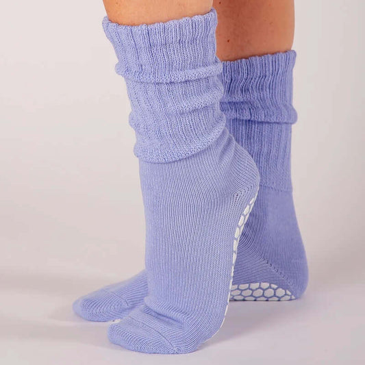 Scrunch Grip Socken - Lavendel