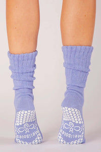 Scrunch Grip Socks - Lavender