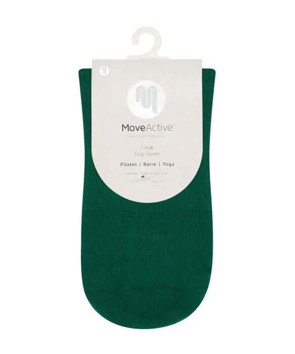 Crew Grip Socks - Emerald Rose Stripe