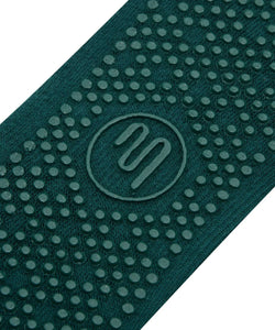 MoveActive Crew Grip Socks - Forest Green