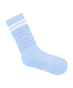 Scrunch Pilates Socks - Skyline Blue Sporty