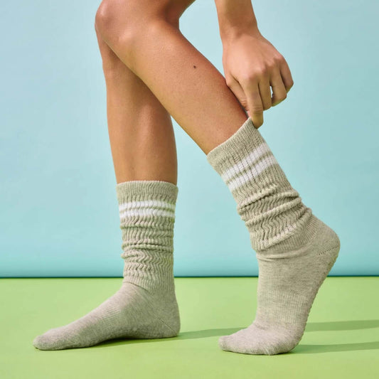 MoveActive Scrunch Pilates Socken - Grau Sportlich