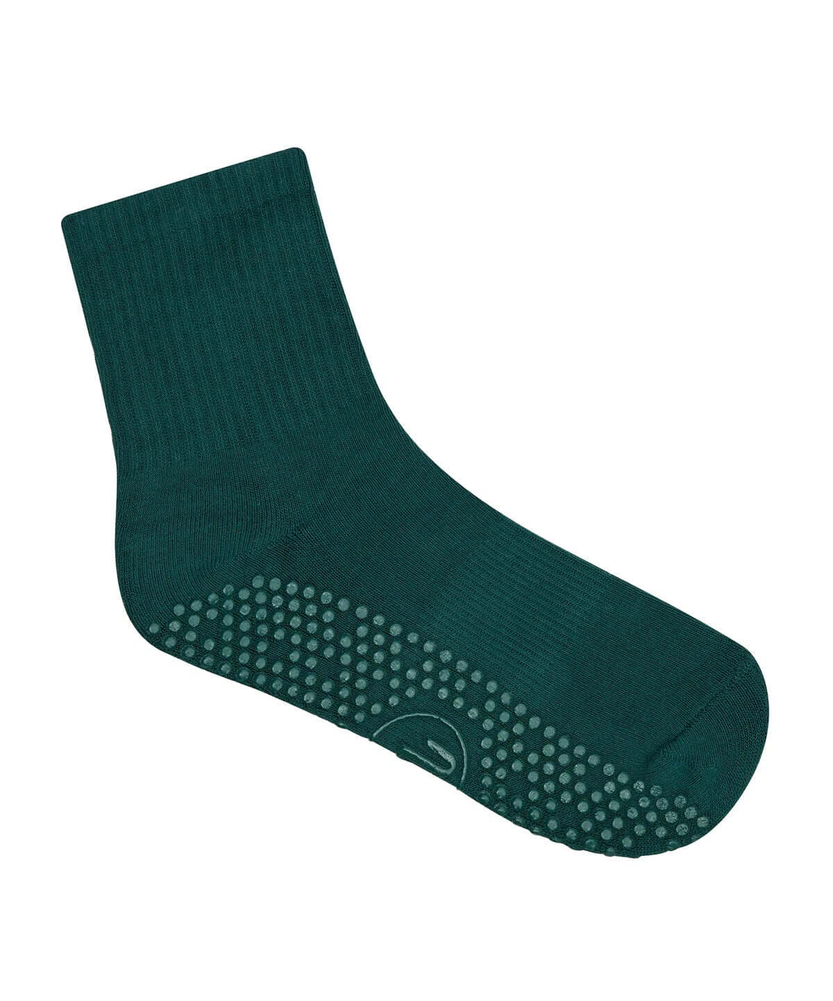 MoveActive Crew Grip Socks - Forest Green