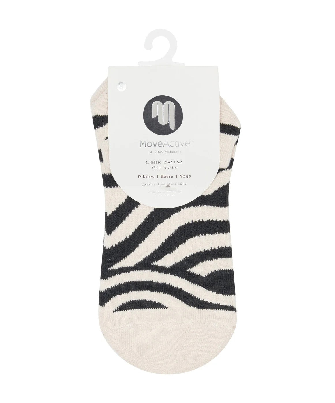 Move Active Low-Rise Socks - Monochrome Swirl