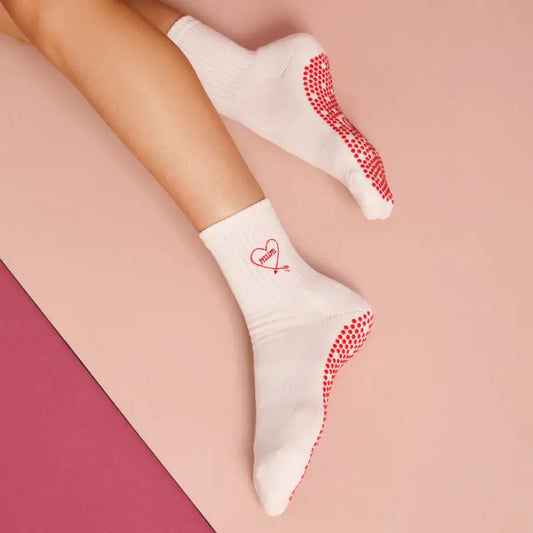 MoveActive Crew rutschfeste Socken – Love Note