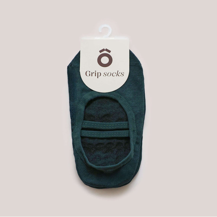 ÔWEAR Ballet Grip Socks in Forest Green, view 5