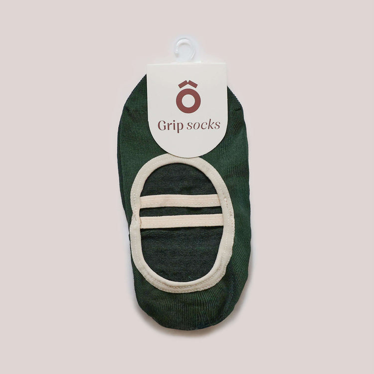 Ballet Grip Socks - Teal, non-slip grip socks for barre and Pilates workout.