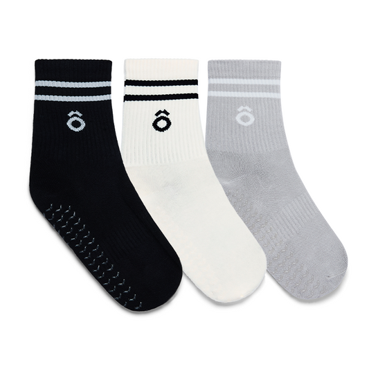 ÔWEAR Sporty Stripes Crew Socks  - 3 Pack